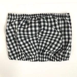 Gingham Tube Top